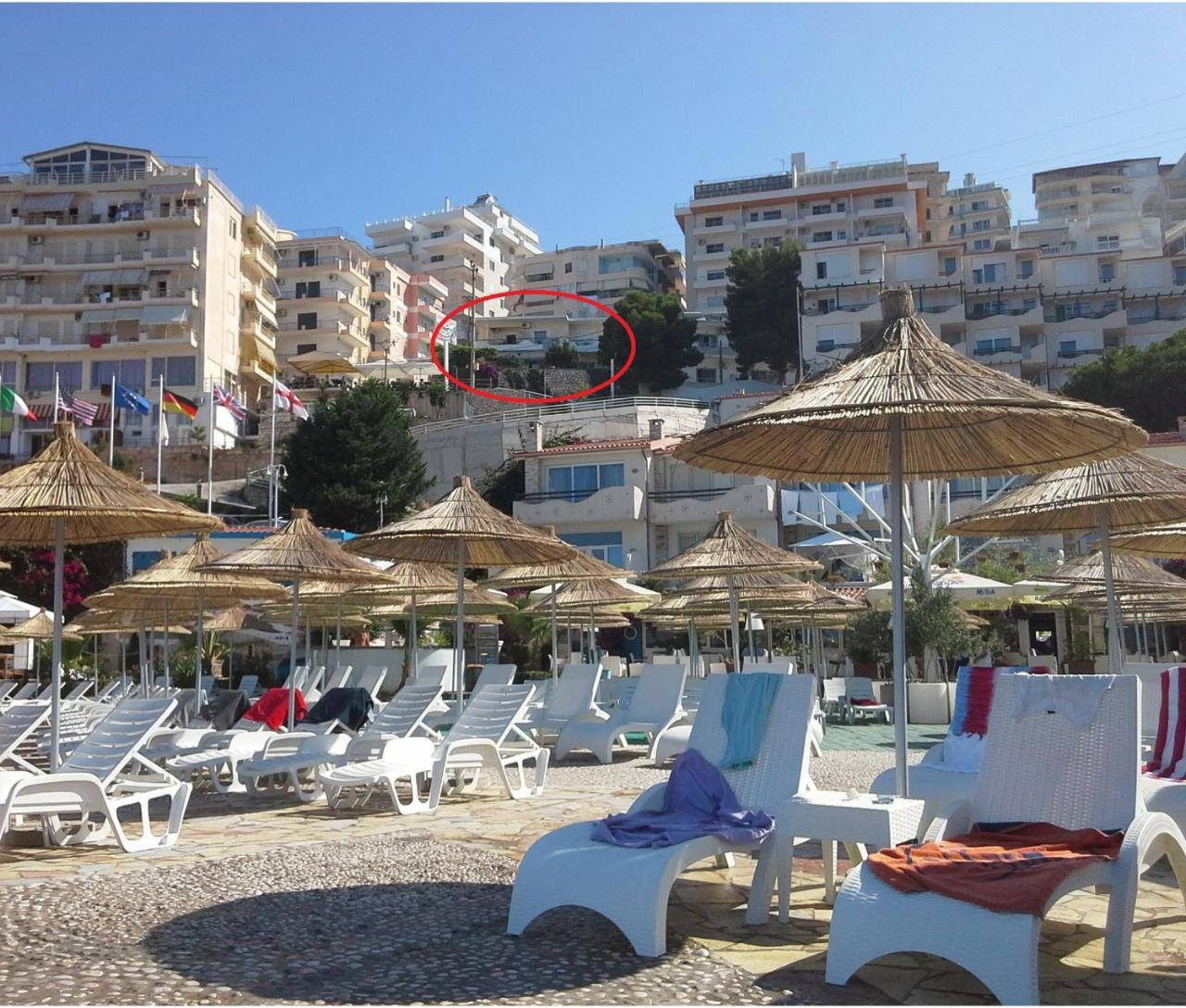 The Sun House Apartment Sarande Luaran gambar